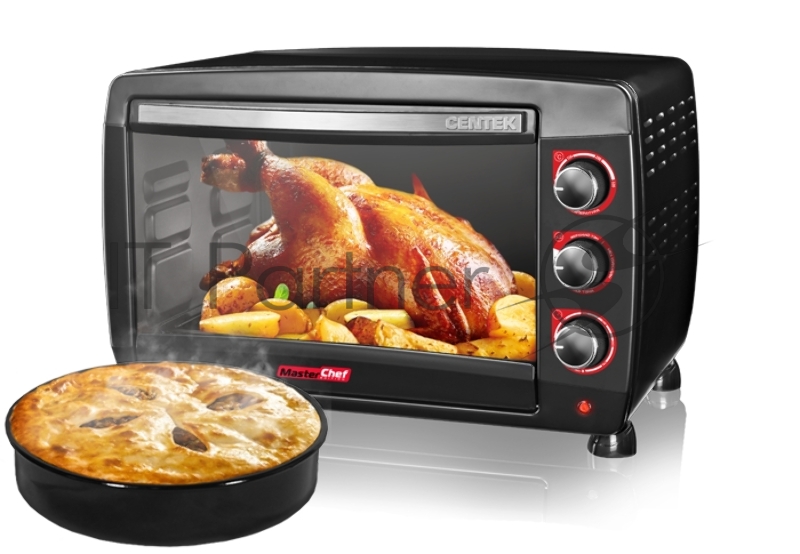 Мини-печь Centek CT-1532-46 (черн) <46л> 2000Вт, таймер 90 мин, 4 режима, max 320°