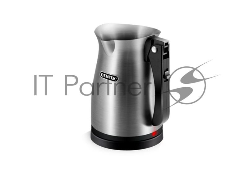 Электрическая турка Centek CT-1099 SS серебристый, исп. кофе - молотый, 0.5 л, 480 Вт