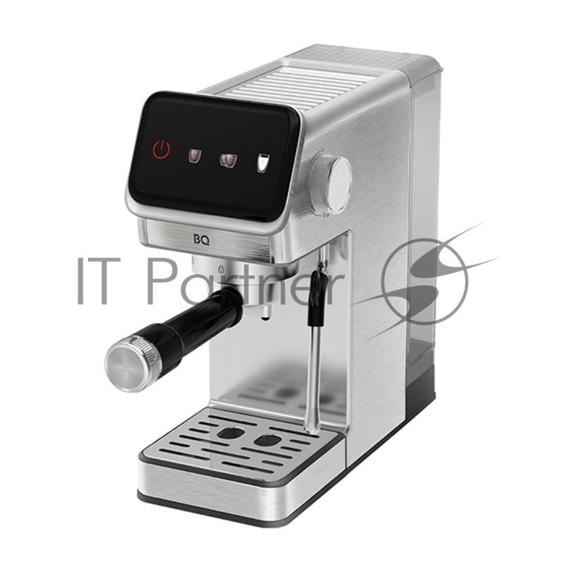 BQ CM7003 Steel. Кофеварка Эспрессо / PREMIUM/ ULKA помпа / Давление 20 бар / LED- дисплей / Насадка капучинатор/ Превосходная мощность и вместимость / Мощность:1350 Вт обеспечивает быстрое приготовление, а съемный резервуар для воды объемом 1,2л поз
