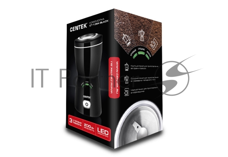 Кофемолка Centek CT-1354 BL