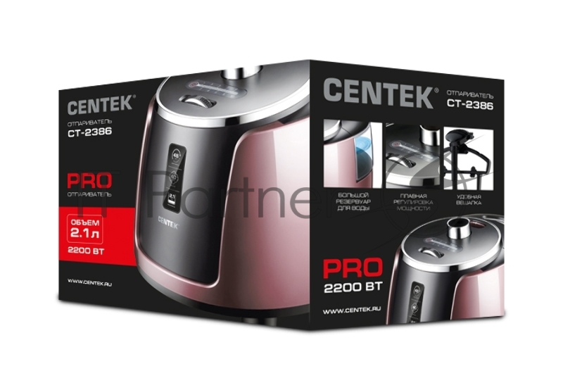Отпариватель Centek CT-2386 розовый