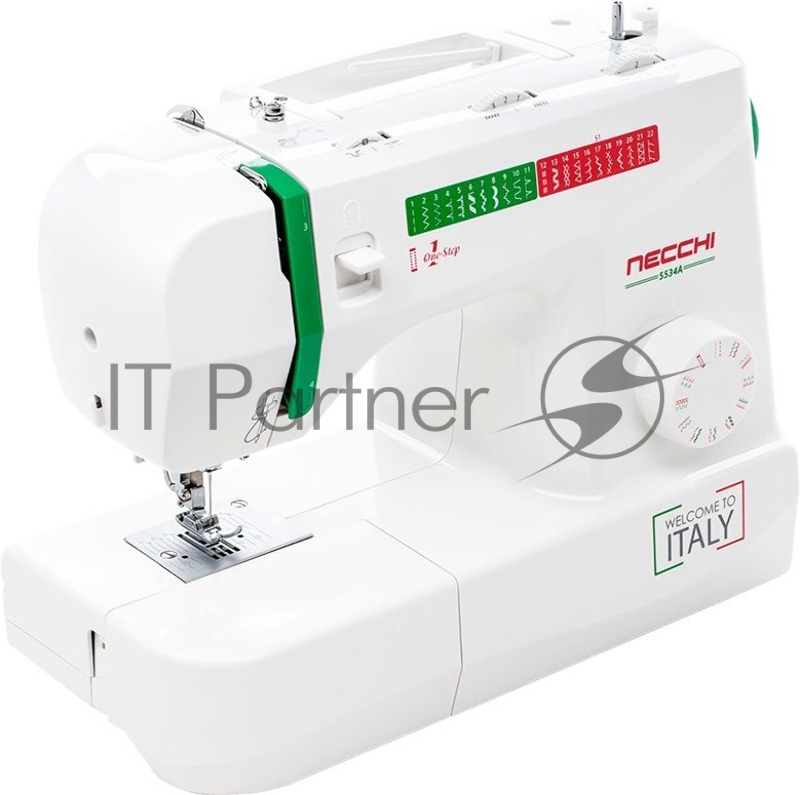 Швейная машина Necchi 5534 А 23 операции, петля автомат , верт.челнок , рег.длины и ширины стежкаа