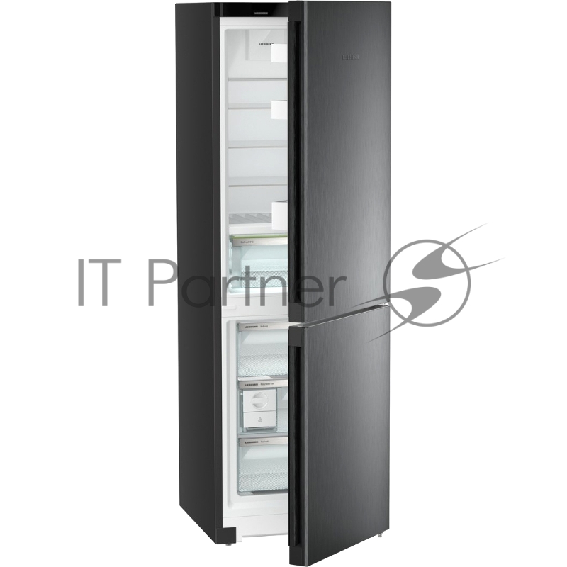 Холодильник Liebherr CBNbda 5223-22 001 черная нержавеющая сталь двухкамерный 225/94л морозилка снизу, No Frost