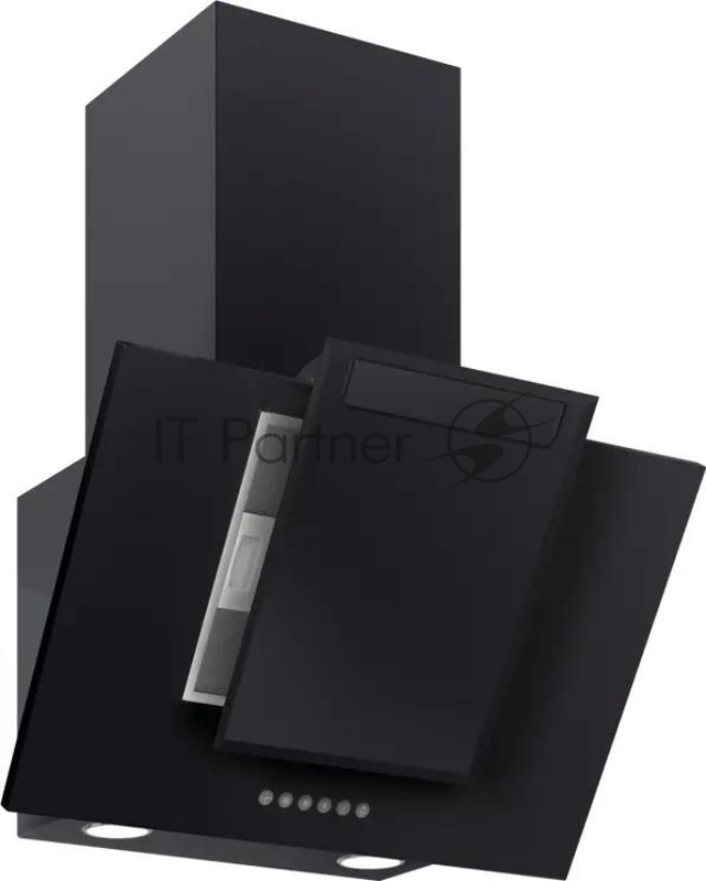 Вытяжка каминная Elikor Рубин Базис S4 60П-700-Э4Д антрацит управление: кнопочное (1 мотор)