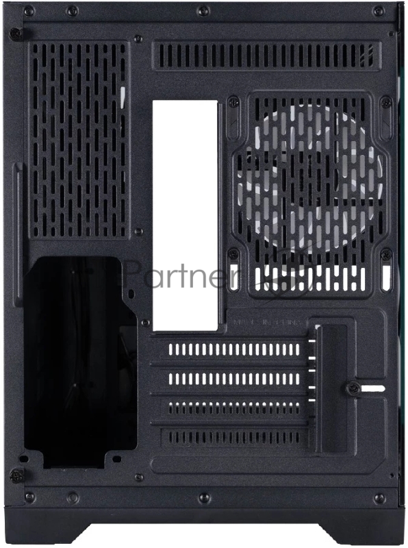 Корпус 1STPLAYER MEGAVIEW MV6-TP ARGB Black / mATX / 3x120mm ARGB fans / MV6-TP-BK-2FC7R-1FC7