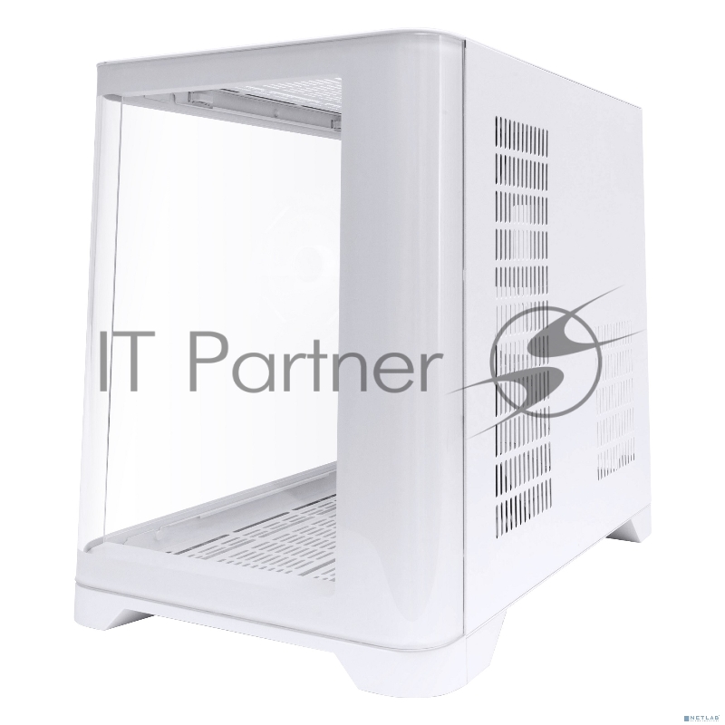 Корпус 1STPLAYER UVIEW UV5 ARGB White / mATX / 3x120mm ARGB fans / UV5-WH-2FC7R-W-1FC7-W