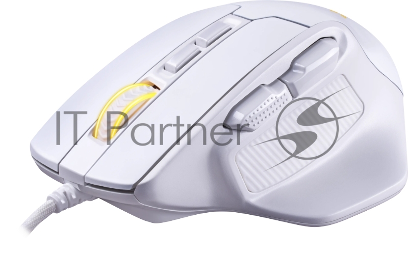 Мышь проводная REDRAGON Bullseye белый, 12400 dpi, USB, кнопки - 8