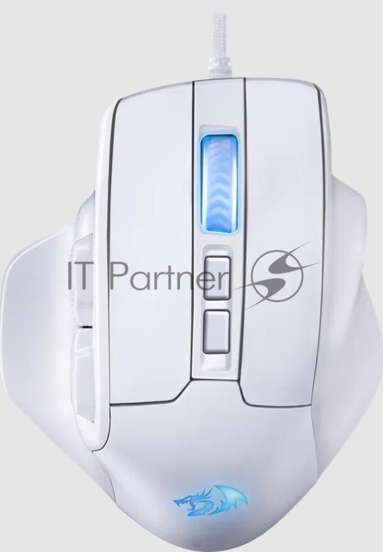 Мышь проводная REDRAGON Bullseye белый, 12400 dpi, USB, кнопки - 8