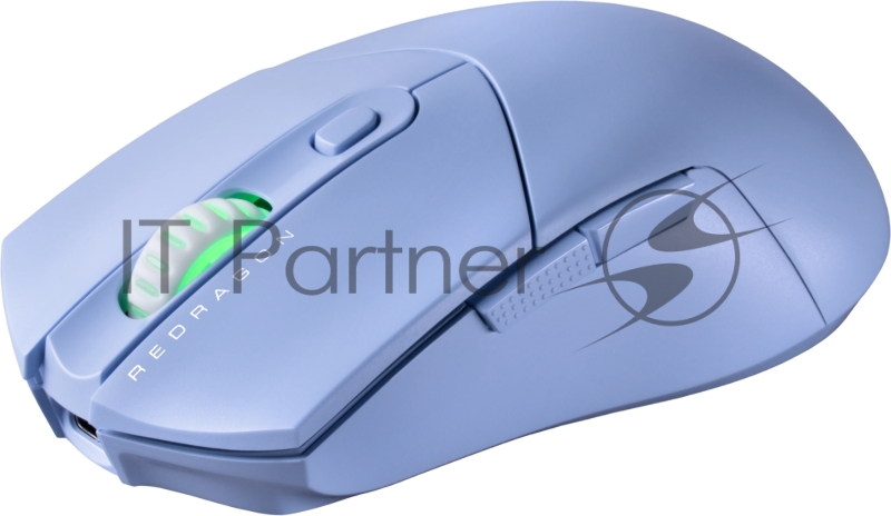 Мышь беспроводная REDRAGON St4r Pro голубой, 26000 dpi, радиоканал, Bluetooth, USB, кнопки - 6