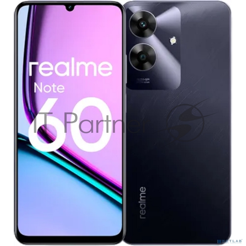 Смартфон Realme Note 60 RMX3933, 6/128Gb, черный
