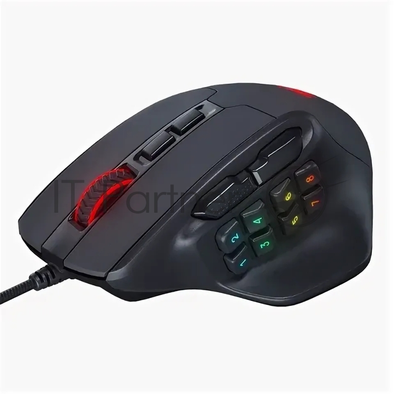 Мышь проводная REDRAGON Aatrox черный, 12400 dpi, USB, кнопки - 15