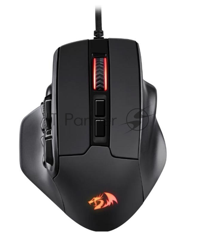 Мышь проводная REDRAGON Aatrox черный, 12400 dpi, USB, кнопки - 15