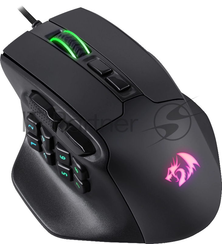 Мышь проводная Defender Aatrox черный, 12400 dpi, USB, кнопки - 15