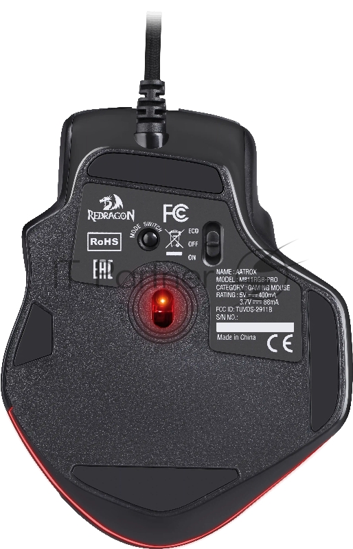 Мышь проводная Defender Aatrox черный, 12400 dpi, USB, кнопки - 15