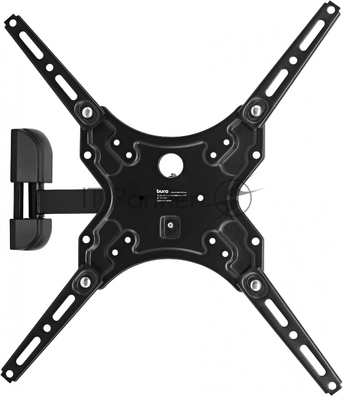 Кронштейн для телевизора Buro MF1 черный 13-60 макс.25кг настенный поворот и наклон