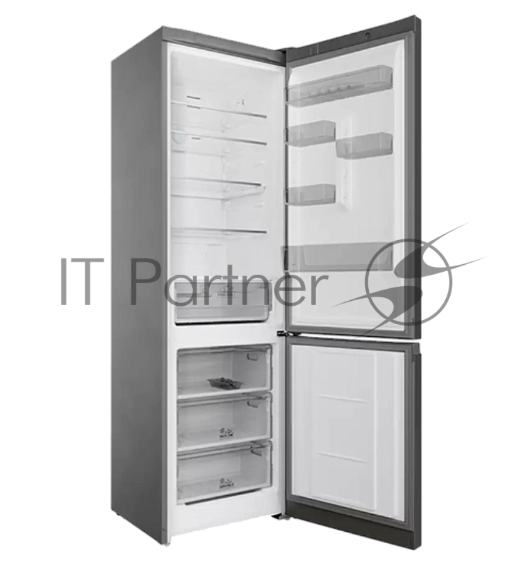 Холодильник HOTPOINT HT 7201I DX O3 темная нержавеющая сталь двухкамерный 239/83л морозилка снизу, No Frost