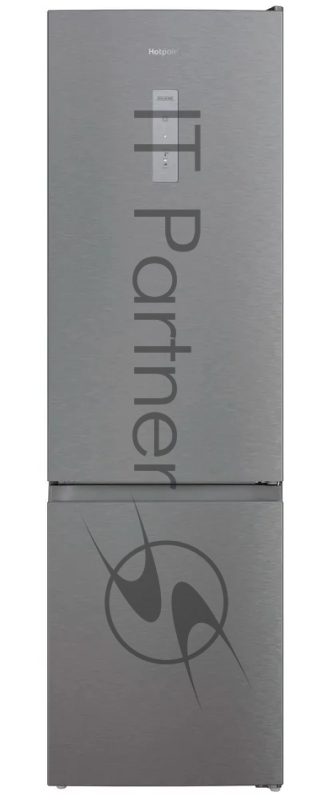 Холодильник HOTPOINT HT5200MX (R) нержавеющая сталь двухкамерный 247/78л морозилка снизу, No Frost