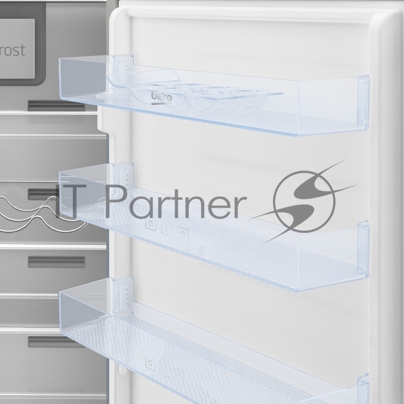 Встраиваемый холодильник BEKO BCNA275E3S (7523020054) белый двухкамерный 185/69 л морозилка снизу, No Frost