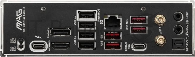 Материнская плата MSI MAG B860 TOMAHAWK WIFI Soc-1851 Intel B860 4xDDR5 ATX AC`97 8ch(7.1) 5Gigabit RAID+HDMI+DP