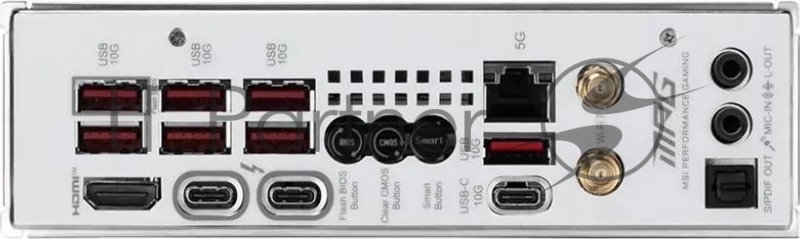 Материнская плата MSI MPG Z890I EDGE TI WIFI Soc-1851 Intel Z890 2xDDR5 mini-ITX AC`97 8ch(7.1) 5Gigabit RAID+HDMI