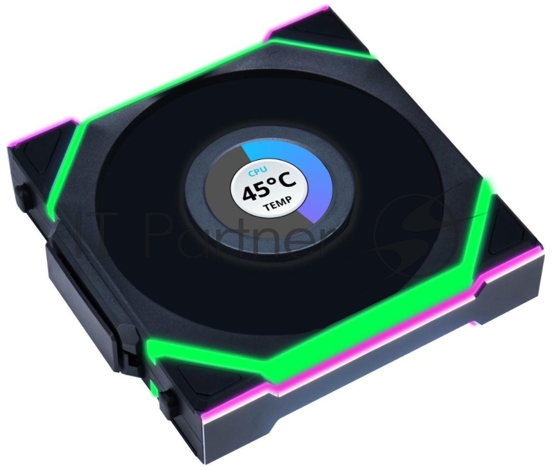 Вентилятор для корпуса Lian-Li Uni Fan SL Wireless 120 LCD ARGB 120х124.5x28 черный 4-pin 29.5дБ (G99.12SLLCD1W1B.R0) Ret