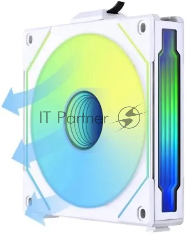 Вентилятор для корпуса Lian-Li Uni Fan SL-INF 120 Reverse ARGB 120х120x25 белый 4-pin 29дБ (G99.12RSLIN1W.00) Ret