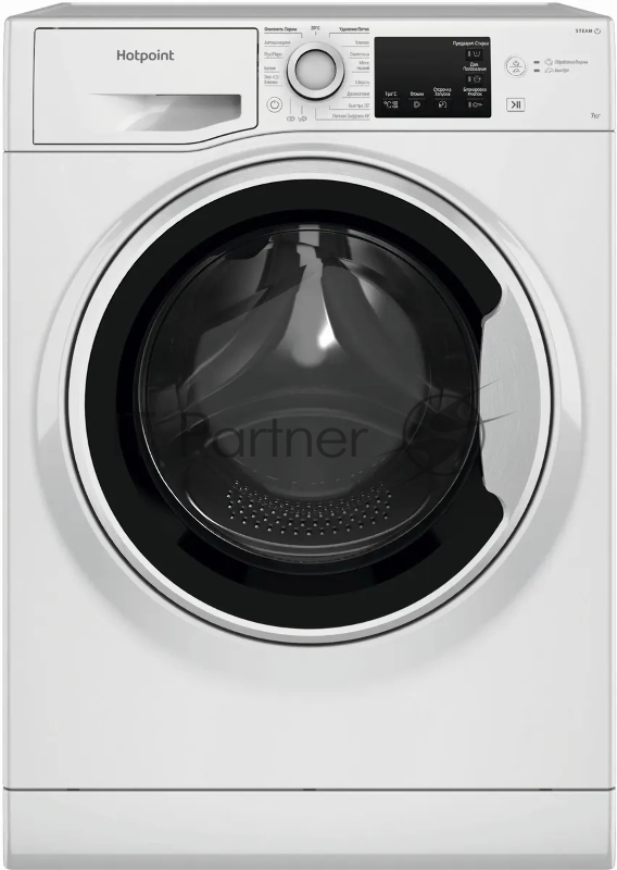 Стиральная машина HOTPOINT NSB 7225 WV RU (869991644670) белый, загр. фронтальная макс.: 7 кг 1200 об/мин класс: А+++