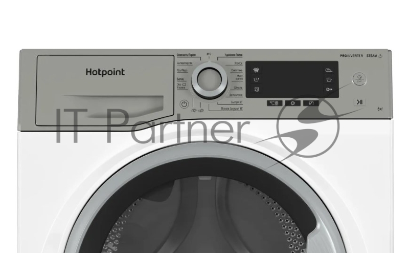 Стиральная машина HOTPOINT NSD 6239 SVE RU (869991652910) белый, загр. фронтальная макс.: 6 кг 1200 об/мин класс: А