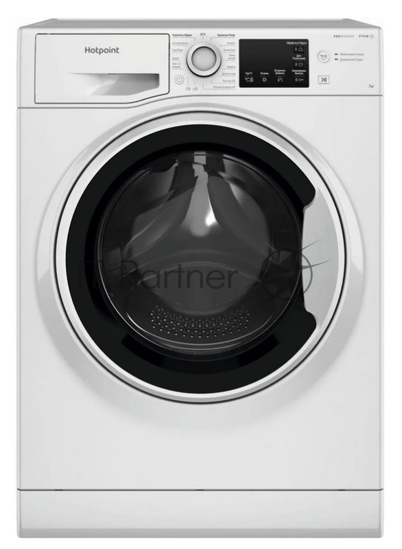 Стиральная машина HOTPOINT NSB 7249 W AVE RU (869991644730) белый, загр. фронтальная макс.: 7 кг 1200 об/мин класс: А