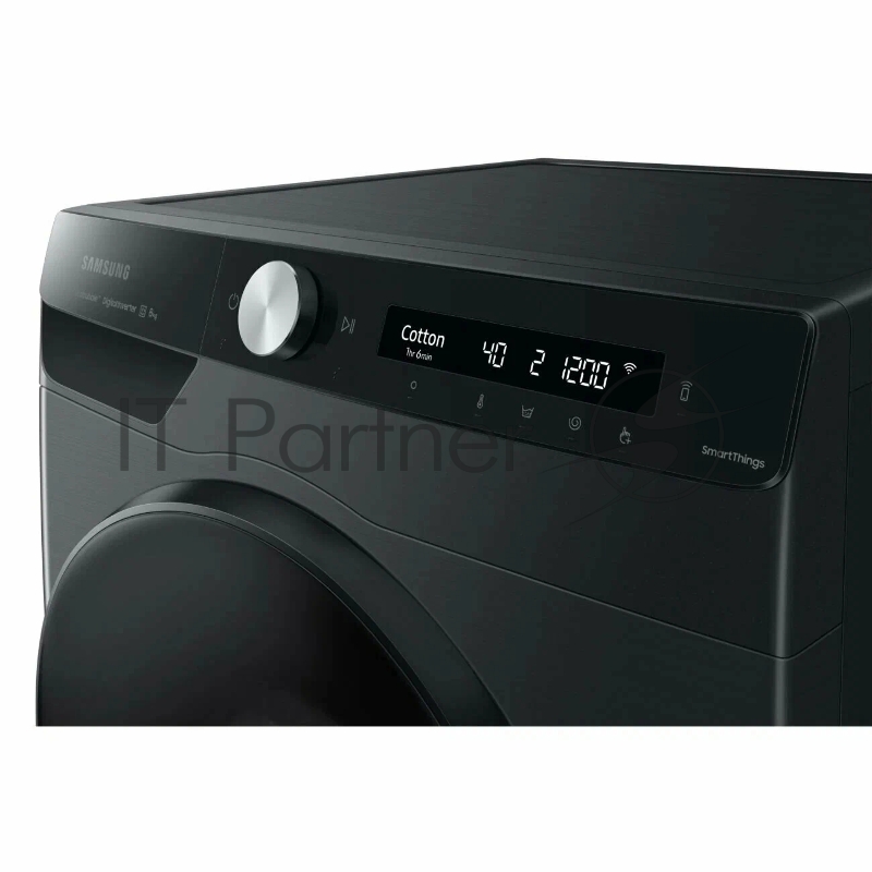 Стиральная машина Samsung WW80AG6L28BB черный, загрузка фронтальная 8 кг, 1200 об/мин, класс: A+++