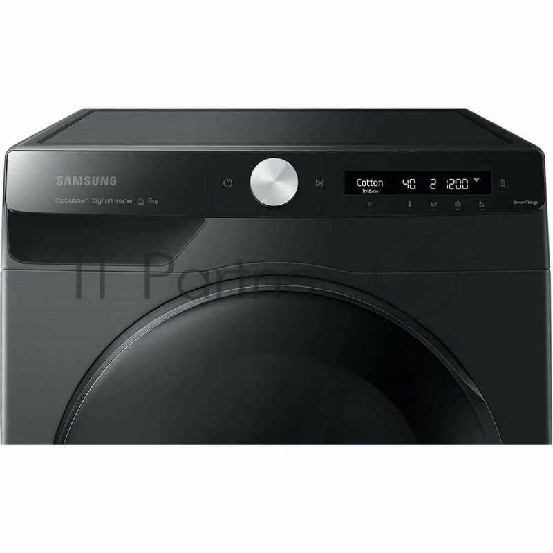 Стиральная машина Samsung WW80AG6L28BB черный, загрузка фронтальная 8 кг, 1200 об/мин, класс: A+++