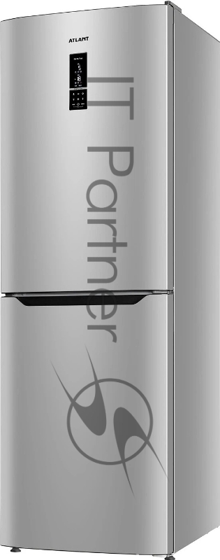 Холодильник ATLANT ХМ 6619-189 серебристый двухкамерный 205/119л морозилка снизу