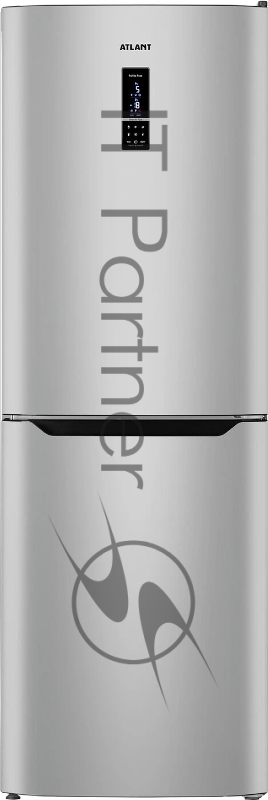Холодильник ATLANT ХМ 6619-189 серебристый двухкамерный 205/119л морозилка снизу
