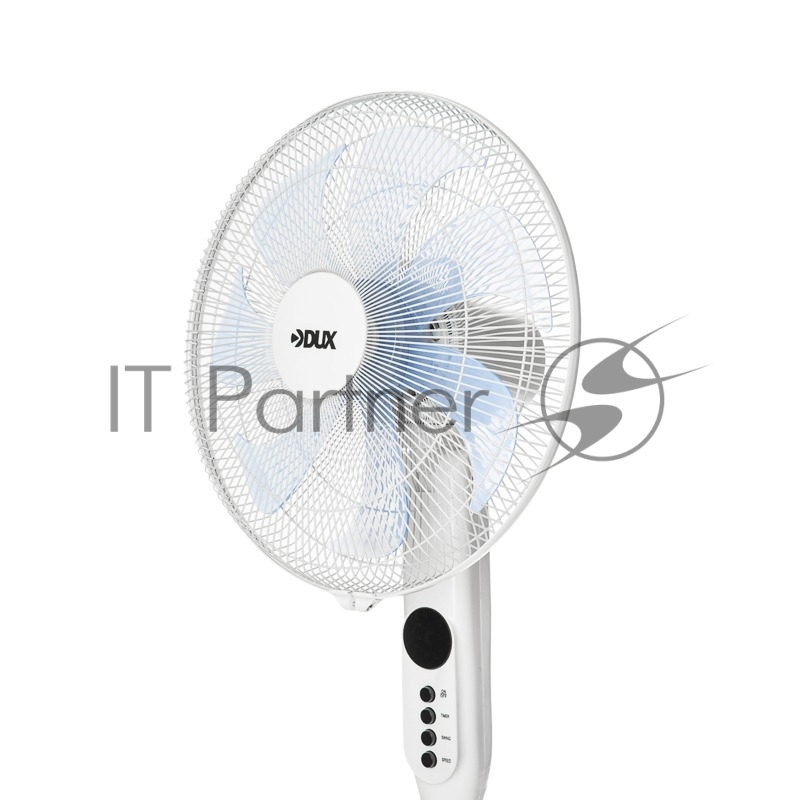 Вентилятор напольный DUX 7 лопастей, д/у управление, 50Вт белый 60-0221