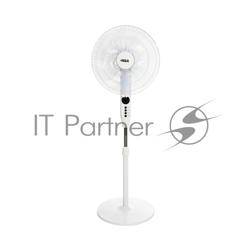 Вентилятор напольный DUX 7 лопастей, д/у управление, 50Вт белый 60-0221