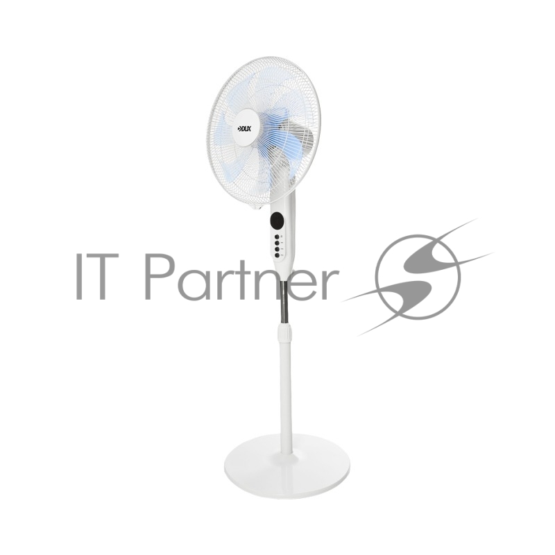 Вентилятор напольный DUX 7 лопастей, д/у управление, 50Вт белый 60-0221