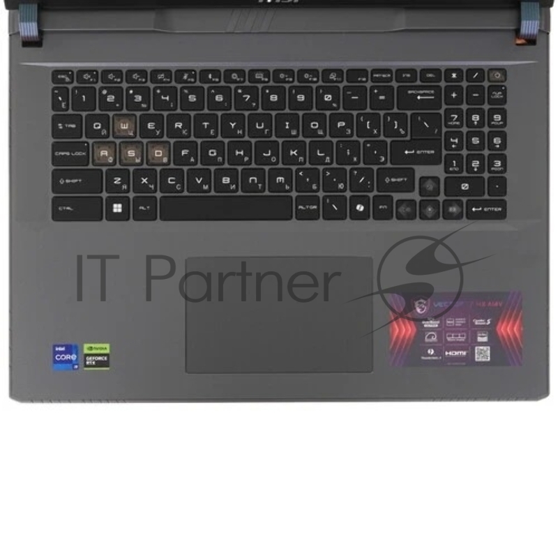 Ноутбук MSI Vector 17 HX A14VIG-899RU Intel Core i9 14900HX 2200MHz/17/2560x1600/32GB/2048 SSD/NVIDIA GeForce RTX 4090 16GB/Wi-Fi/Bluetooth/Windows 11 Home (9S7-17S162-899) Grey