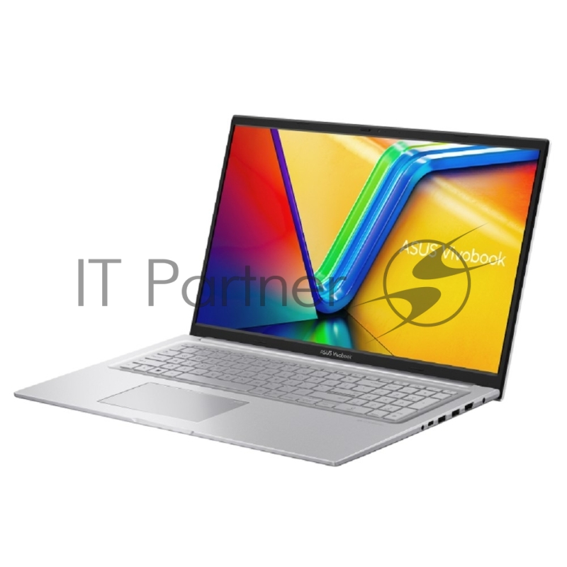 Ноутбук ASUS X1704V (X1704VA-AU515) 17.3/FHD/IPS/250N/60Hz/i5-1335 Iris Xe/FingerPrint/Backlit/DOS/Cool Silver (90NB10V1-M00K20)
