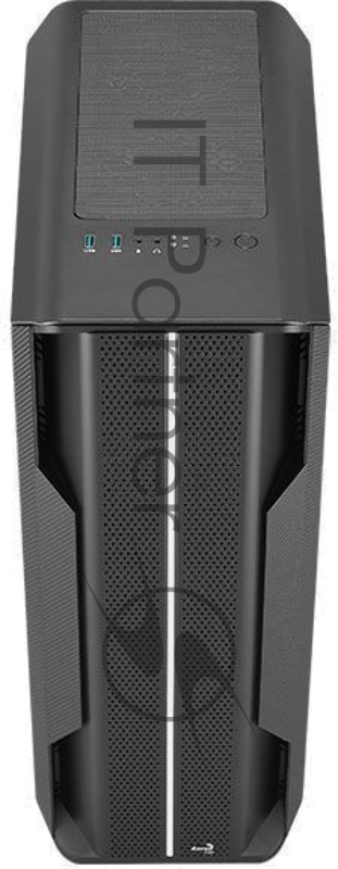 Компьютерный корпус Aerocool / Formula Splinter Duo-G-BK-v1 черный без БП mATX 2x120mm 2xUSB3.0 audio