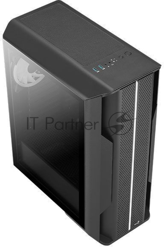 Компьютерный корпус Aerocool / Formula Splinter Duo-G-BK-v1 черный без БП mATX 2x120mm 2xUSB3.0 audio