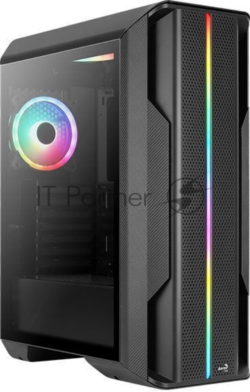 Компьютерный корпус Aerocool / Formula Splinter Duo-G-BK-v1 черный без БП mATX 2x120mm 2xUSB3.0 audio