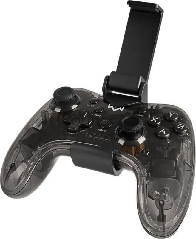 Геймпад Sven GC-5050 черный Bluetooth Беспроводной виброотдача обратная связь (в компл.:держатель для смартфона/кабель USB) (SV-016029)