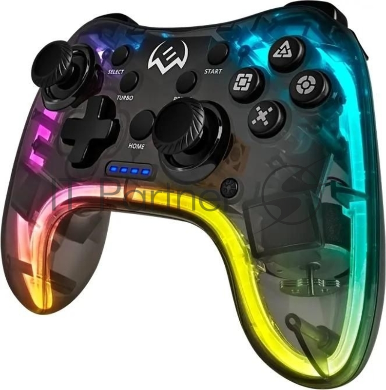 Геймпад Sven GC-5050 черный Bluetooth Беспроводной виброотдача обратная связь (в компл.:держатель для смартфона/кабель USB) (SV-016029)