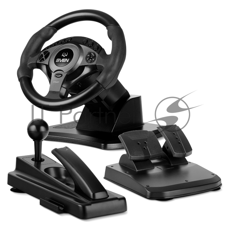Руль Sven GC-W750 16кноп. (с педалями) черный