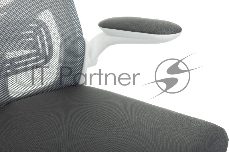 Кресло Бюрократ ASTER N-W темно-серый TW-04 Neo Grey сетка/ткань крестов. пластик пластик белый