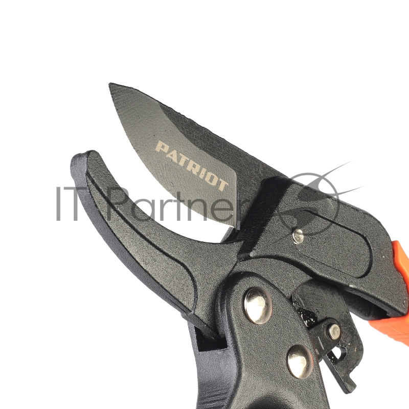 Секатор контактный PATRIOT PBP 205 R, наковаленка, храповый механизм, 205 мм