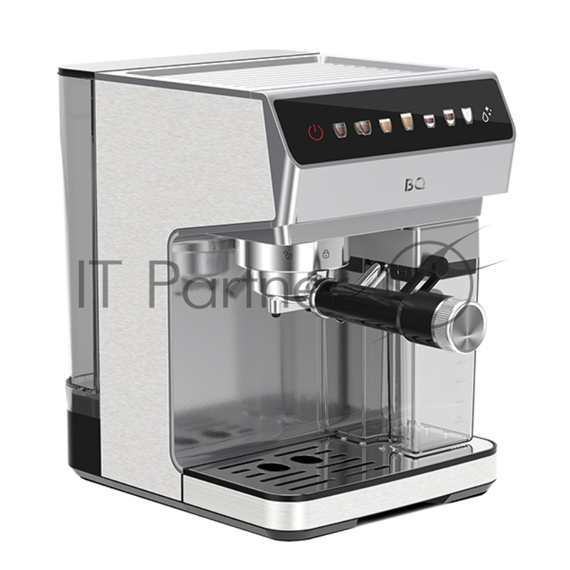 Кофеварка BQ CM7004 Steel Эспрессо / PREMIUM/ ULKA помпа / Давление 20 бар / LED- дисплей / Насадка капучинатор/ Превосходная мощность и вместимость / Мощность:1450 Вт обеспечивает быстрое приготовление, а съемный резервуар для воды объемом 1,6л позв
