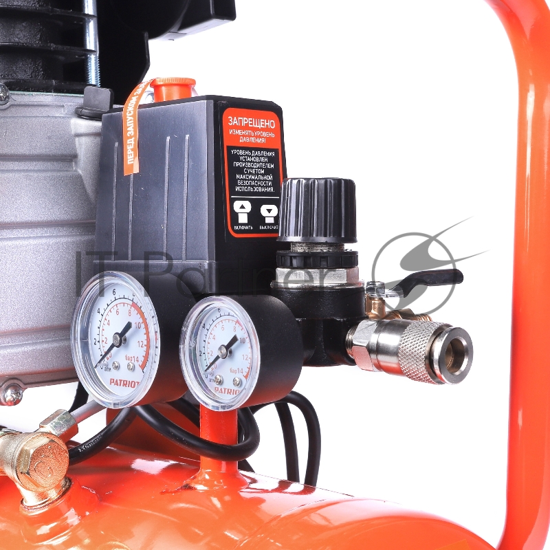 Компрессор поршневой Patriot Optima Euro 24-240K2 масляный 240л/мин 24л 1500Вт оранжевый/черный