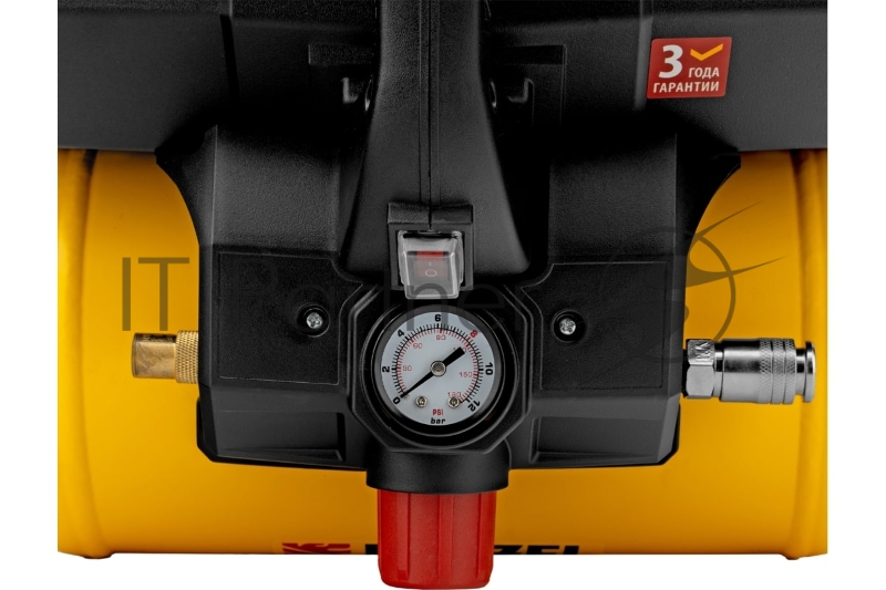 Компрессор DLS750/6 безмасляный малошумный 750 Вт, 140 л/мин,ресивер 6 л Denzel