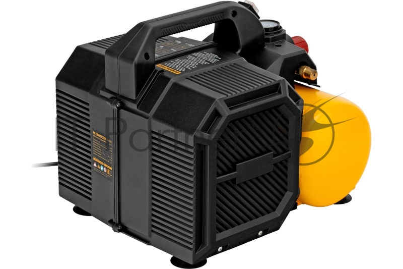 Компрессор DLS750/6 безмасляный малошумный 750 Вт, 140 л/мин,ресивер 6 л Denzel